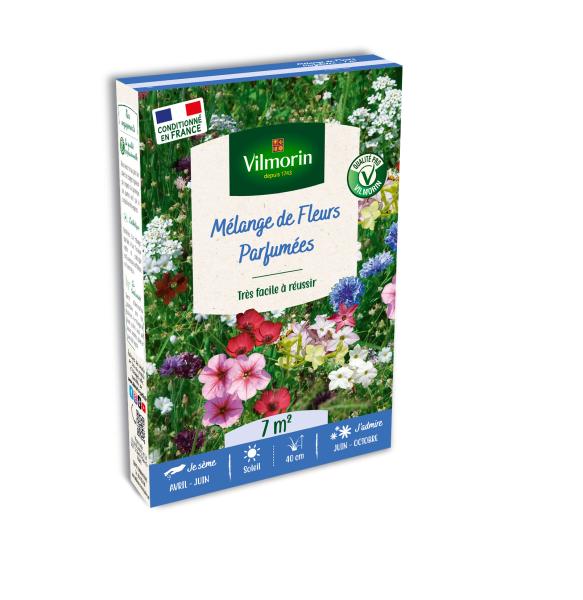 Mélanges de fleurs - Fleurs Parfumées - 7 m² - Mélange de fleurs - face recto